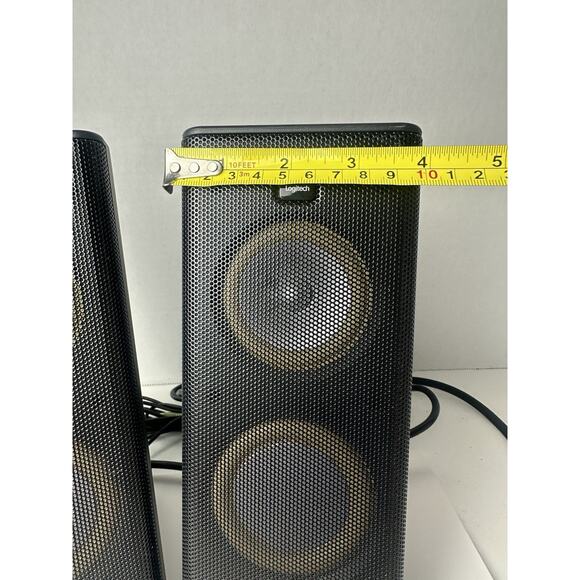 Logitech S-0264A 2.0 Channel Desktop Wired Pair Computer Speakers in Black - Picture 2 of 6